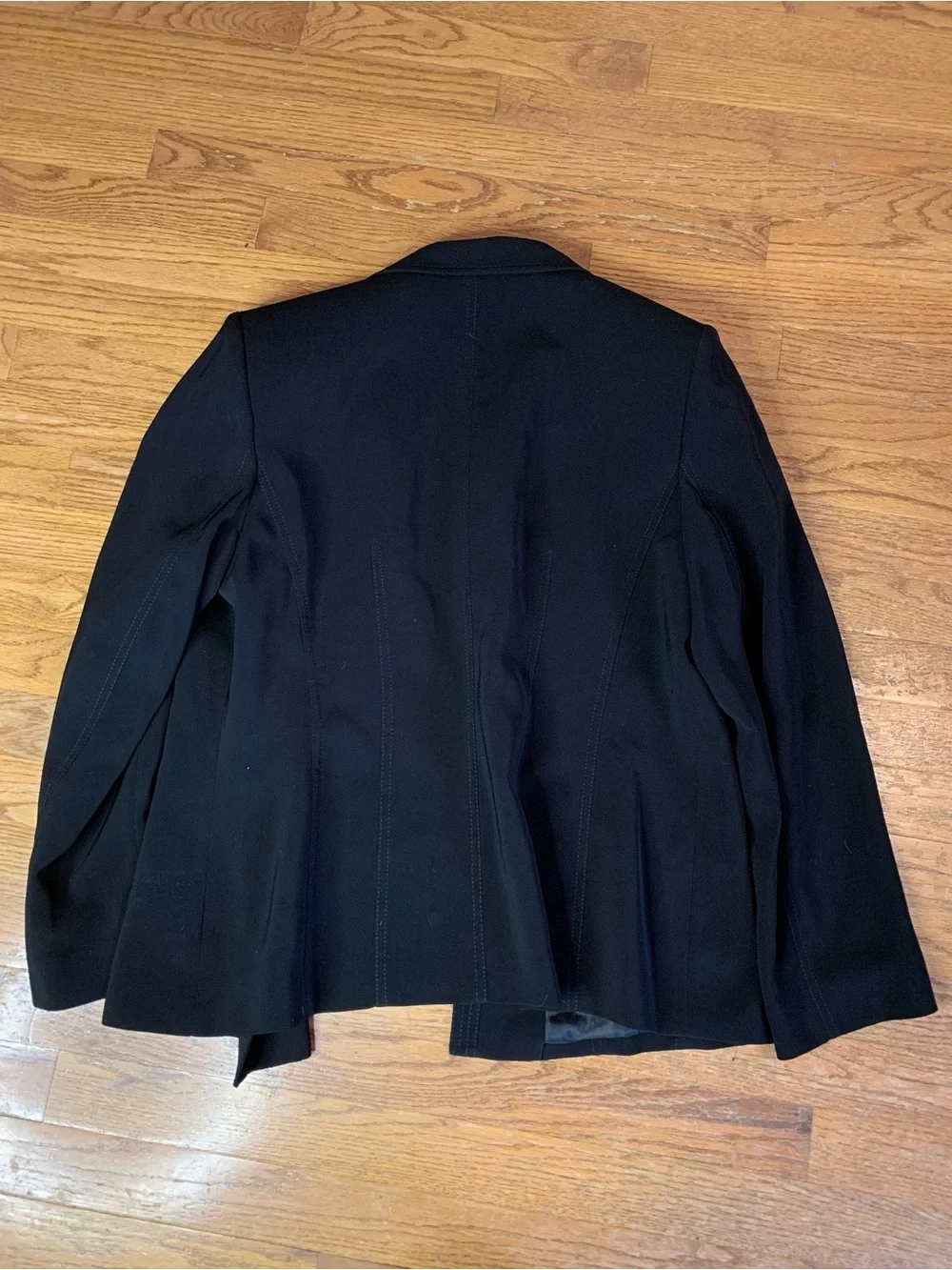 Kasper Black Structured Blazer Jacket – Size 16 – Professional Office Wear - Picture 5 of 8